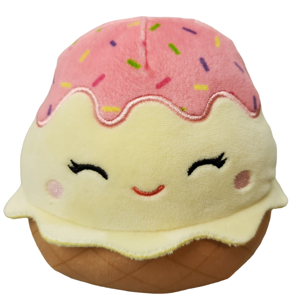 Squishmallows Shannon The Ice Cream Cone 5" Mini Plush Stuffed Animal Toy EUC